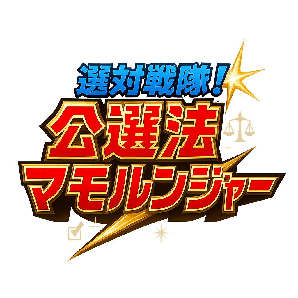 公選法マモルンジャーのロゴ